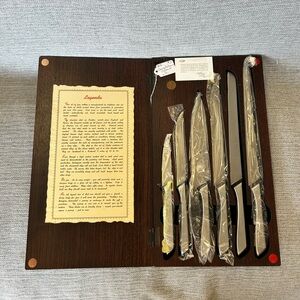 Like New Argifex Movendi Handmade Knife 6 piece Collection